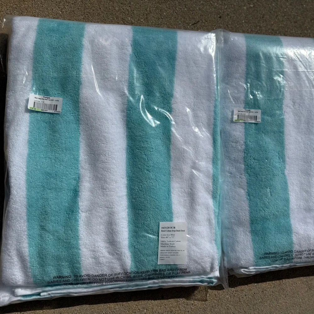Frontgate Resort Beach Towels - Set of 2 - NWT - Picture 9 of 16